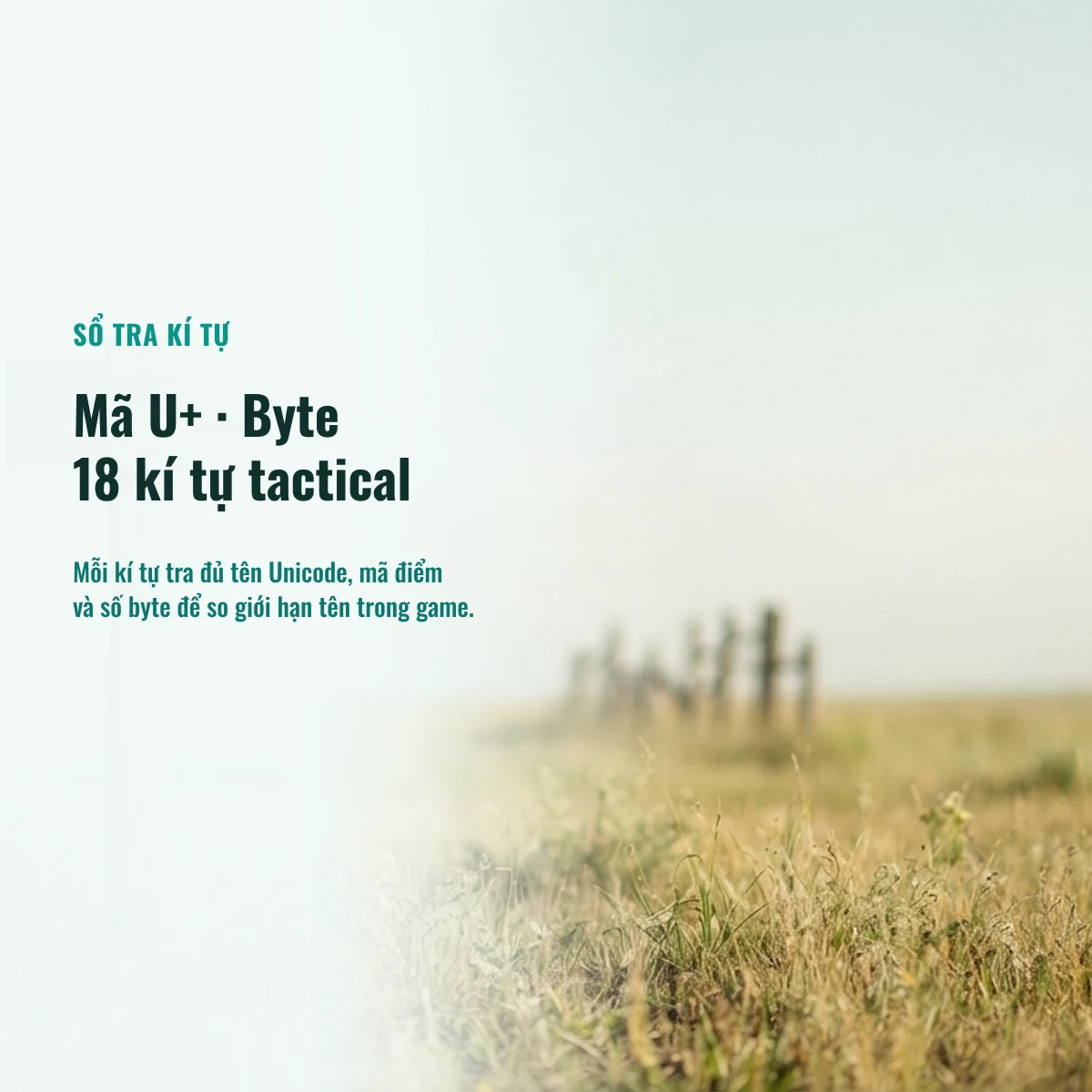 Bảng mã U+ kí tự Delta Force